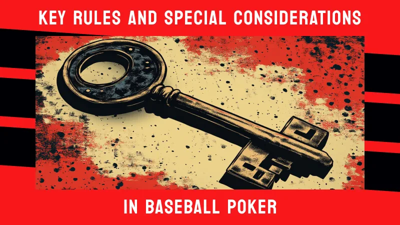 Key Rules and Special Considerations in Baseball Poker